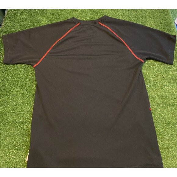 Carolina Hurricanes shirt mens medium black red Majestic Y2K short sleeve 29 - Picture 8 of 12